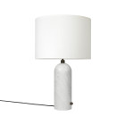 Gubi Gravity Table Lamp White Marble White Large