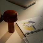 Brick Red Flos Bellhop LED Portable Lamp