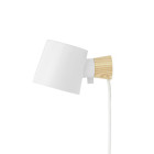 Normann Copenhagen Rise Wall Light White Cable and Plug