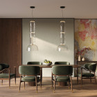 Flos Noctambule Low Cylinder and Bowl LED Pendant