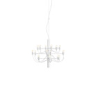 Flos 2097/18 Chandelier - Matte White / Frosted Bulbs