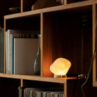 White Opaline Bocci 57t Table and Wall Light