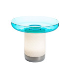 Artemide Bontà Portable LED Table Lamp - Turquoise Plate
