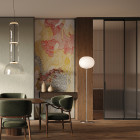 Silver Flos Glo-Ball Floor Lamp