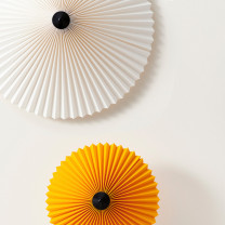 HAY Matin Ceiling and Wall Light Yellow 380 and White 500
