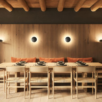 Lodes Puzzle Round Single LED Wall /Ceiling Light Multiples