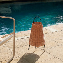 Ferm Living Porti Braided Lamp LED Beside Pool