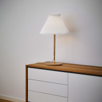 Le Klint 328 Table Lamp Light Oak on Table