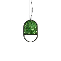 Brokis Geometric LED Pendant Dark Green