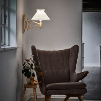 Le Klint Model 224 Wall Light Oak in Living Room