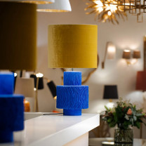 Porta Romana Nash Table Lamp Electric Blue in Pairs