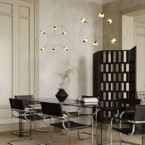 DCW editions Munari 6 LED Suspension Light Lifestyle Meeting Room