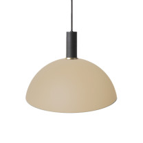 Ferm Living Collect Low Socket Pendant Dome Black Cashmere