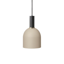 Ferm Living Collect Low Socket Pendant Bell Black Cashmere