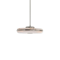 Bert Frank Beran Horizontal LED Pendant Light Large Satin Nickel