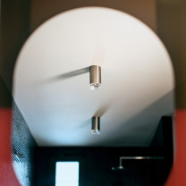 Petite Friture PYL Wall/Ceiling Light - Small Grey on Ceiling