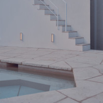 Santa & Cole Estadio Singular LED Wall Light Lifestyle Poolside