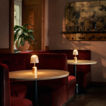 Nuura Asteea LED Portable Lamp Multiples in Restaurant