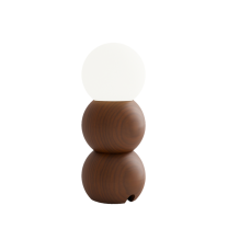 Hollis + Morris Stala LED Portable Lamp - Large, Walnut