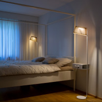 Secto Owalo 7010 LED Floor Lamp Lifestyle Bedroom