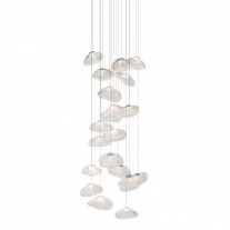 Bocci 73 Series Chandelier 20 Lights Square Ceiling Canopy