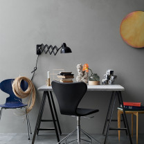 Black Fritz Hansen Kaiser Idell 6718-W Scissor Wall