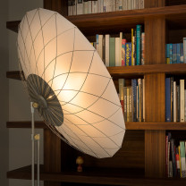 Moooi Filigree Floor Lamp - Closeup in Study