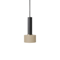 Ferm Living Collect High Socket Pendant Disc Black Cashmere