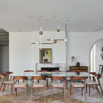 Installation of Lee Broom Orion Tube LED Suspension Lights