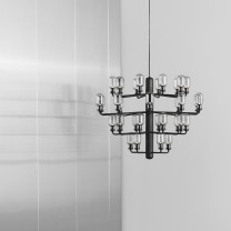 Large Black Normann Copenhagen Amp Chandelier