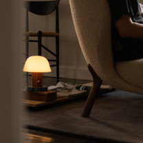 &Tradition Setago Table Lamp Maroon & Grape in Sitting Room