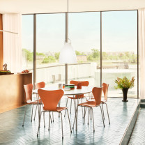 Fritz Hansen Caravaggio Opal Glass Pendant Lifestyle Dining