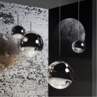 Chrome Tom Dixon LED Mirror Ball Pendants
