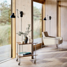 Black/Chrome Fritz Hansen Kaiser Idell 6559 Wall Lamp