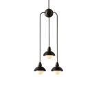 Bert Frank Eos Pendant Drop 3 Dual Dark Bronze