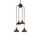 Bert Frank Eos Pendant Drop 4 Dual Dark Bronze