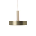 Ferm Living Collect Brass Pendant Record Cashmere High