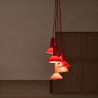 Established & Sons Torch Bunch Suspension S5 Red