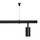 RUBN Long John LED Pendant with Uplight Black