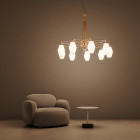 Northern Dahl Chandelier Above Chair