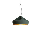 Marset Pleat Box 47 LED Pendant Dark Green Gold