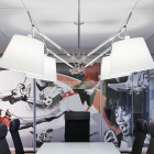Artemide Tolomeo Basculante Suspension in Office