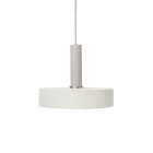 Ferm Living Collect High Socket Pendant Record Grey White