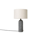 Gubi Gravity Table Lamp Grey Marble Canvas Small