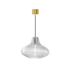 Panzeri Emma Suspension Brass Crystal