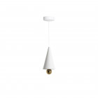 Petite Friture LED Cherry Pendant Small White & Gold