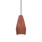 Marset Pleat Box LED Pendant Light Terracotta White 13