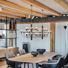 Matte Black Flos 2097/18 Chandeliers