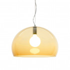 Kartell FL/Y Medium Pendant Amber