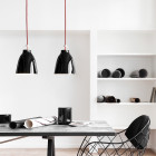 Black P1 Fritz Hansen Caravaggio Pendants